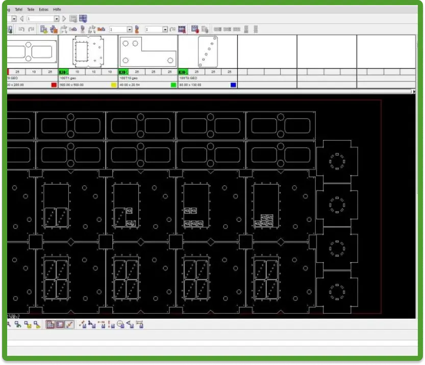 software de máquina de corte laser